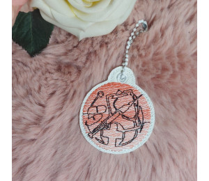 2€ ZUSATZTÜRCHEN 8. Dezember - Stickserie - ITH Anhänger Hobbies und Berufe